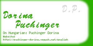 dorina puchinger business card